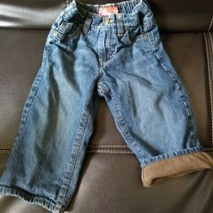 Fully fleece lined jeans